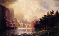 Bierstadt, Albert - Among the Sierra Nevada Mountains